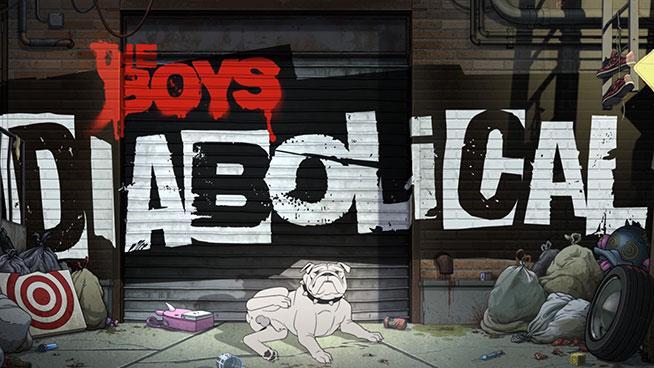 Affiche de The Boys Diabolical le dessin anime de Amazon Prime