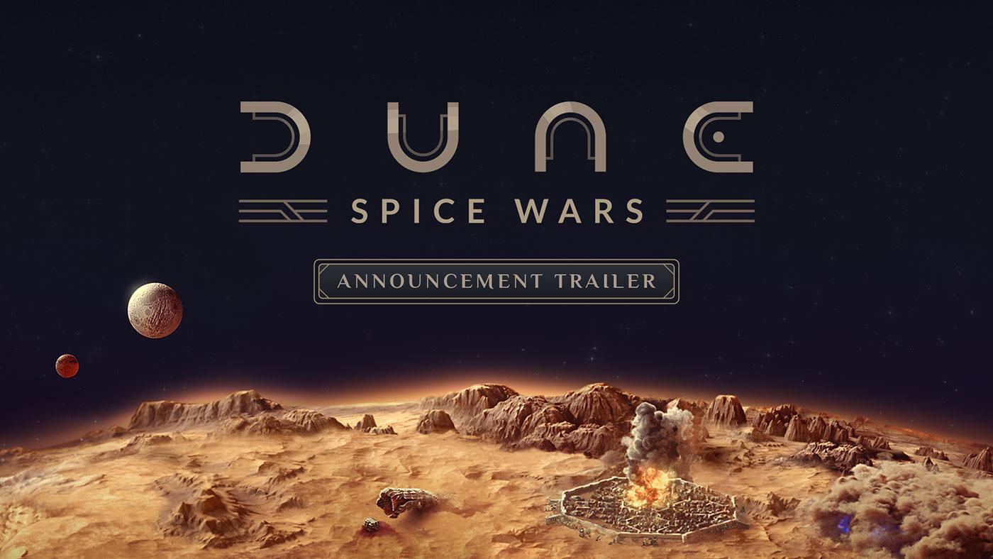 affiche de la bande-annonce du jeux Dune Spice Wars