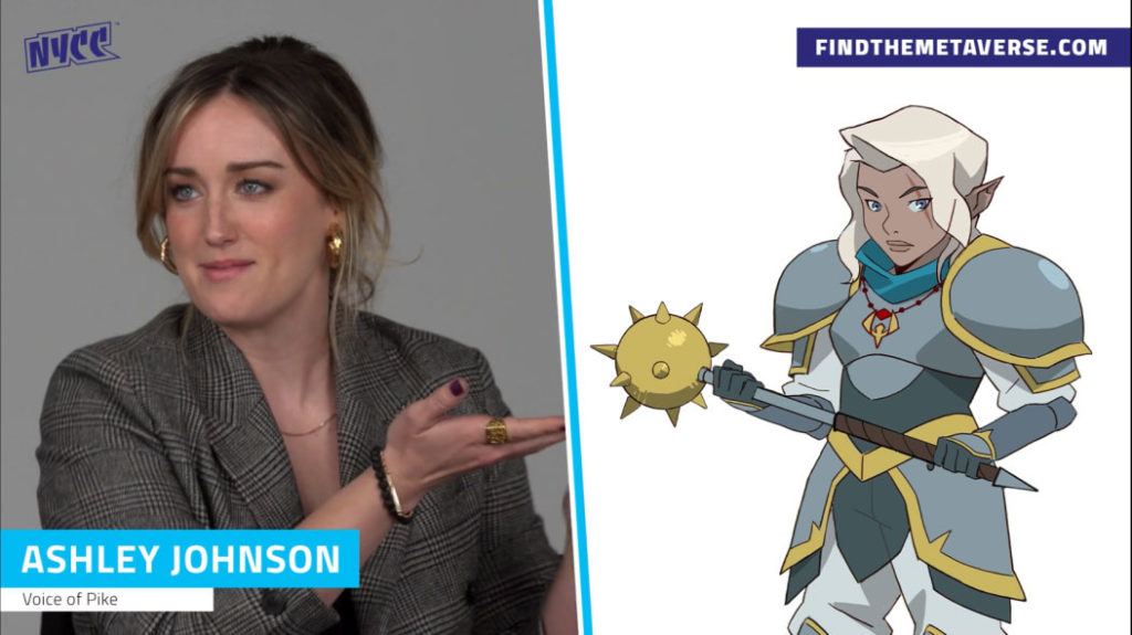 Critical Role The Legend of Vox Machina Ashley Johnson est la voix de Pike Trickfoot