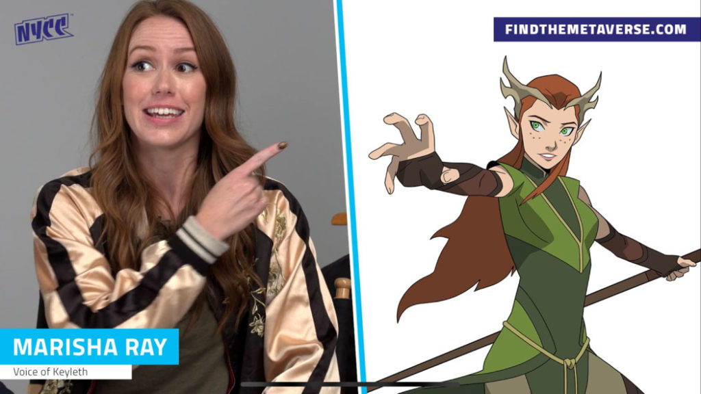 Critical Role The Legend of Vox Machina marisha ray est la voix de Keyleth