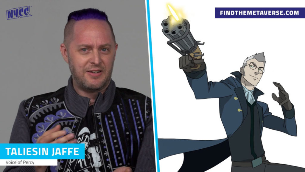 Critical Role The Legend of Vox Machina taliesin jaff est la voix de Percival de Rolo