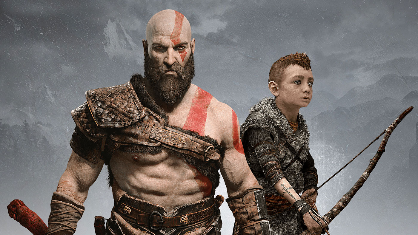 Kratos de God of war et son fils Atreus