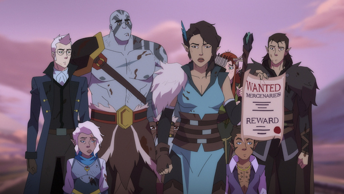 la série de Critical role The legend of vox machina sur Amazon