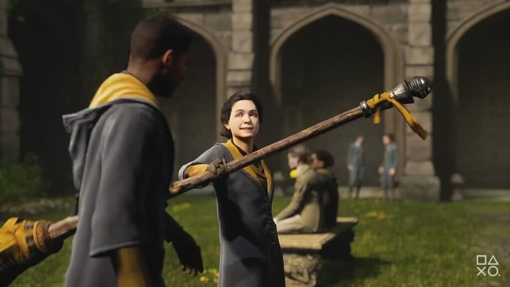 Cours de balai dans le jeu Harry Potter Hogwarts Legacy