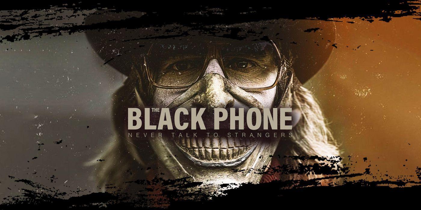 Affiche du film Black Phone avec le visage masque de The Grabber